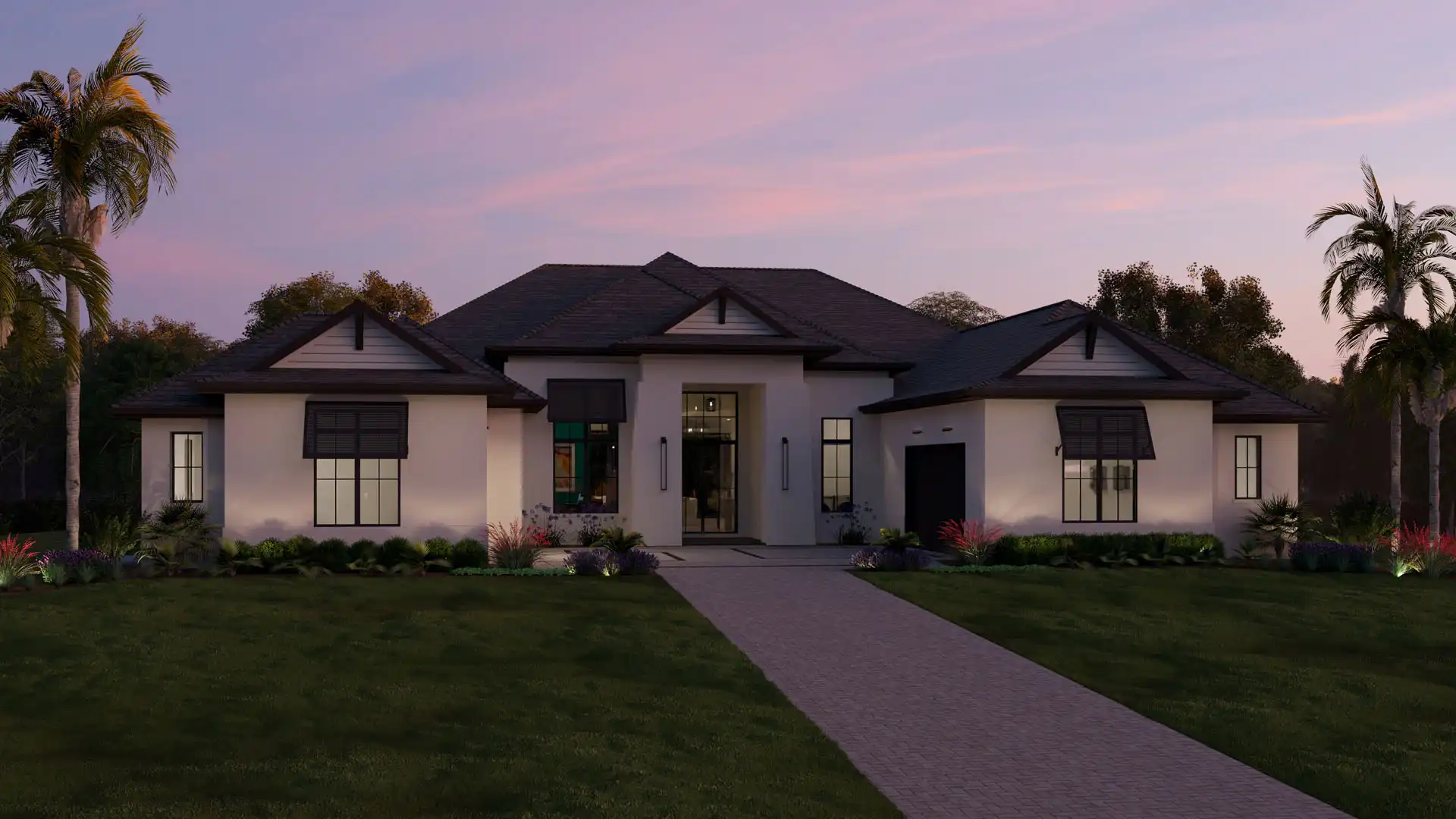 Topaz - Elevation A at Dusk