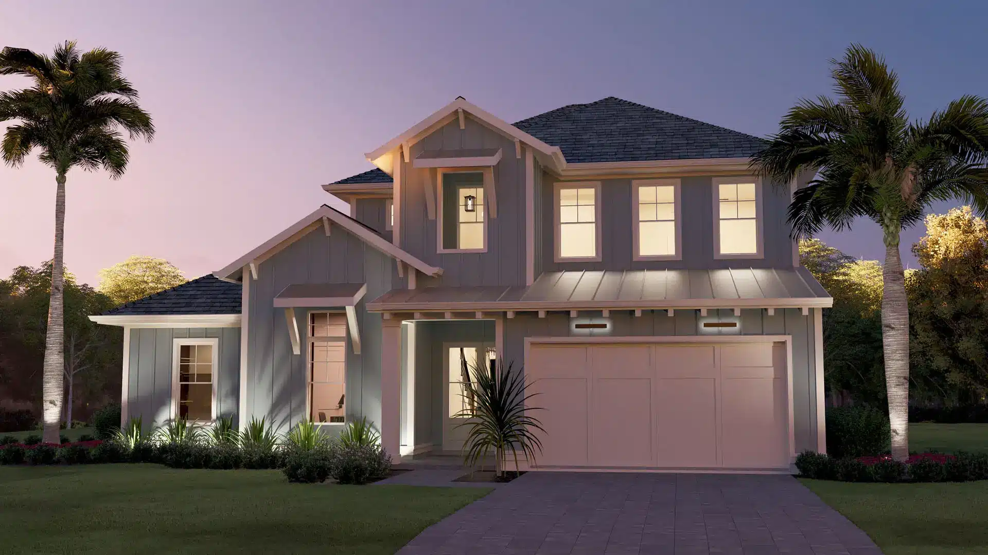 Mistflower - Elevation A at Dusk