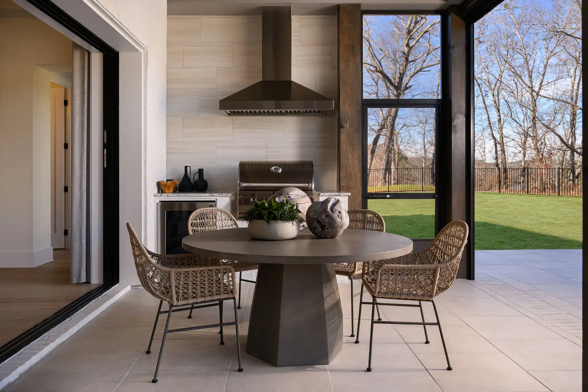 Custom Obsidian Model at Chattahoochee Country Club - Outdoor Dining