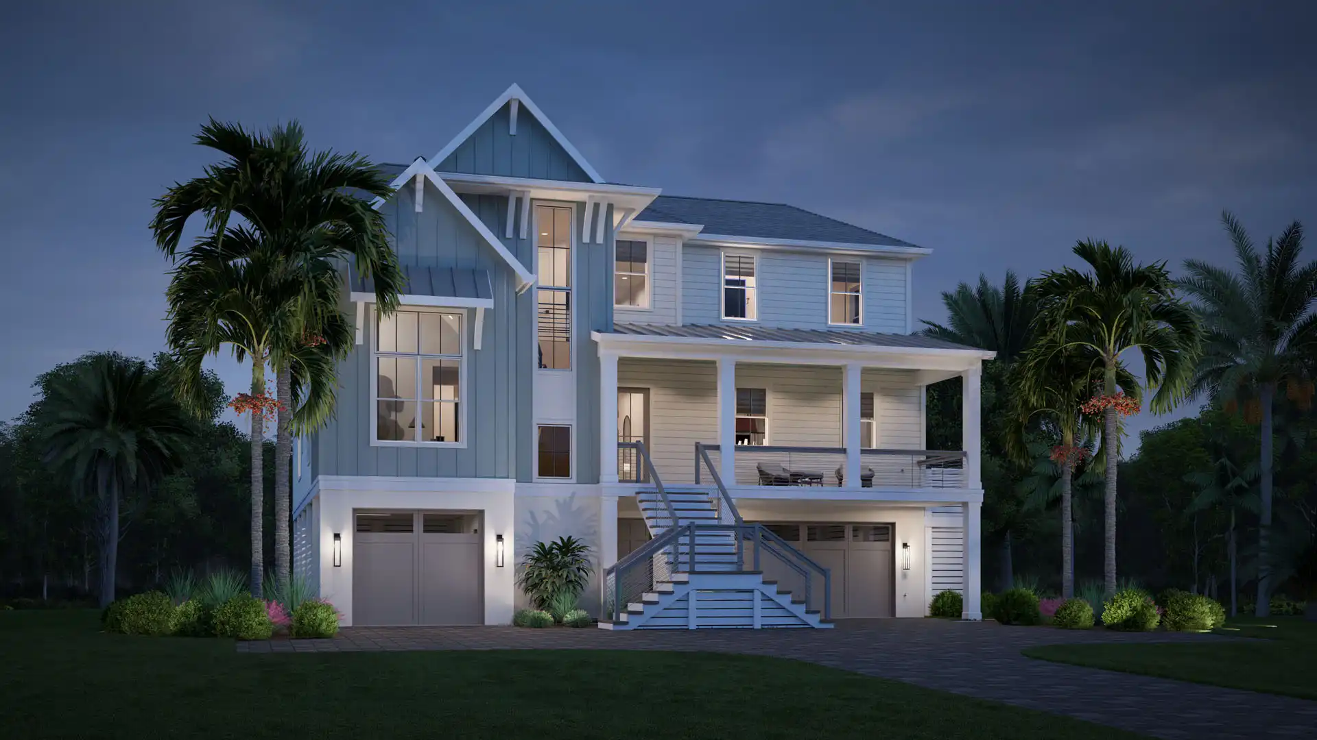 Sunchase - Elevation A at Dusk