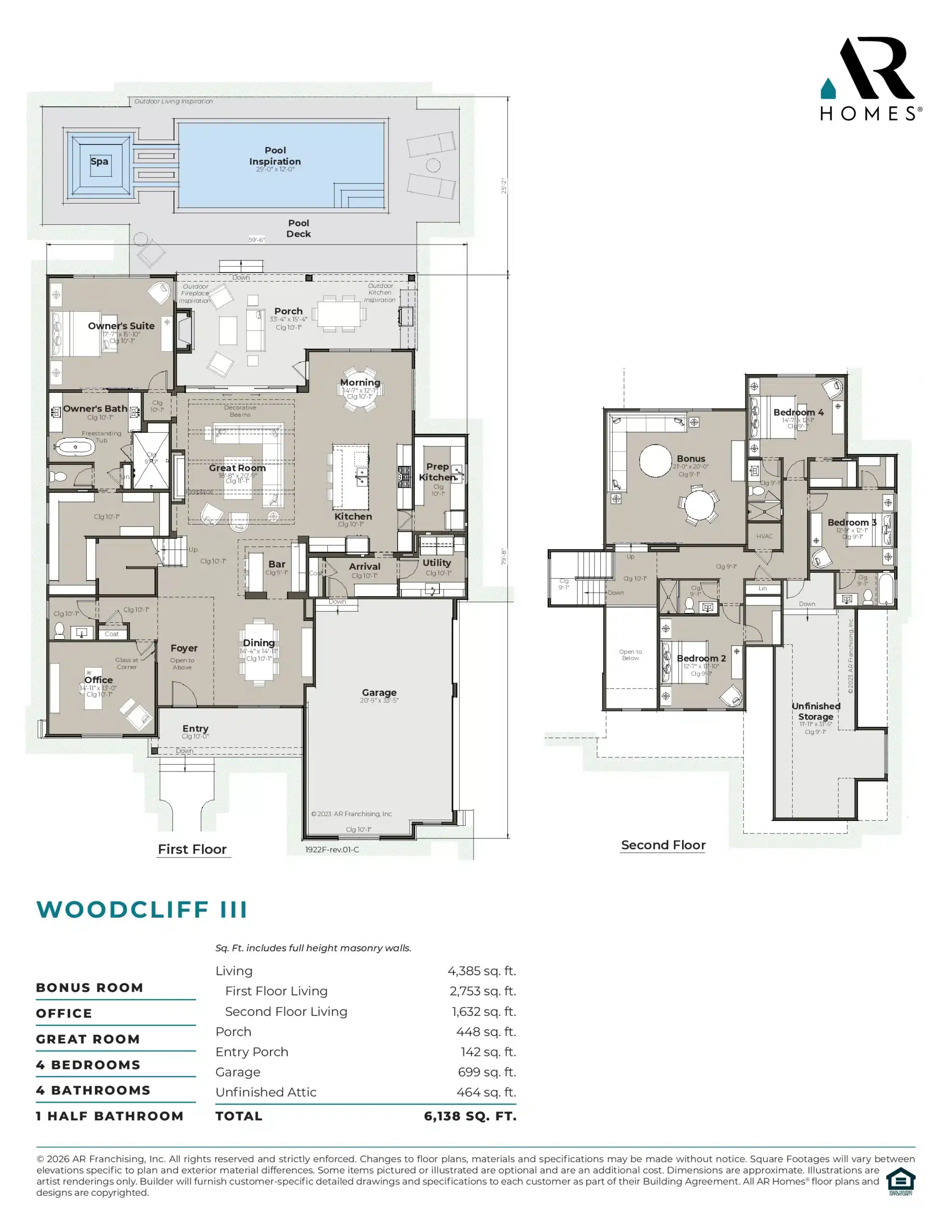 Elevation C- Custom Home Plan