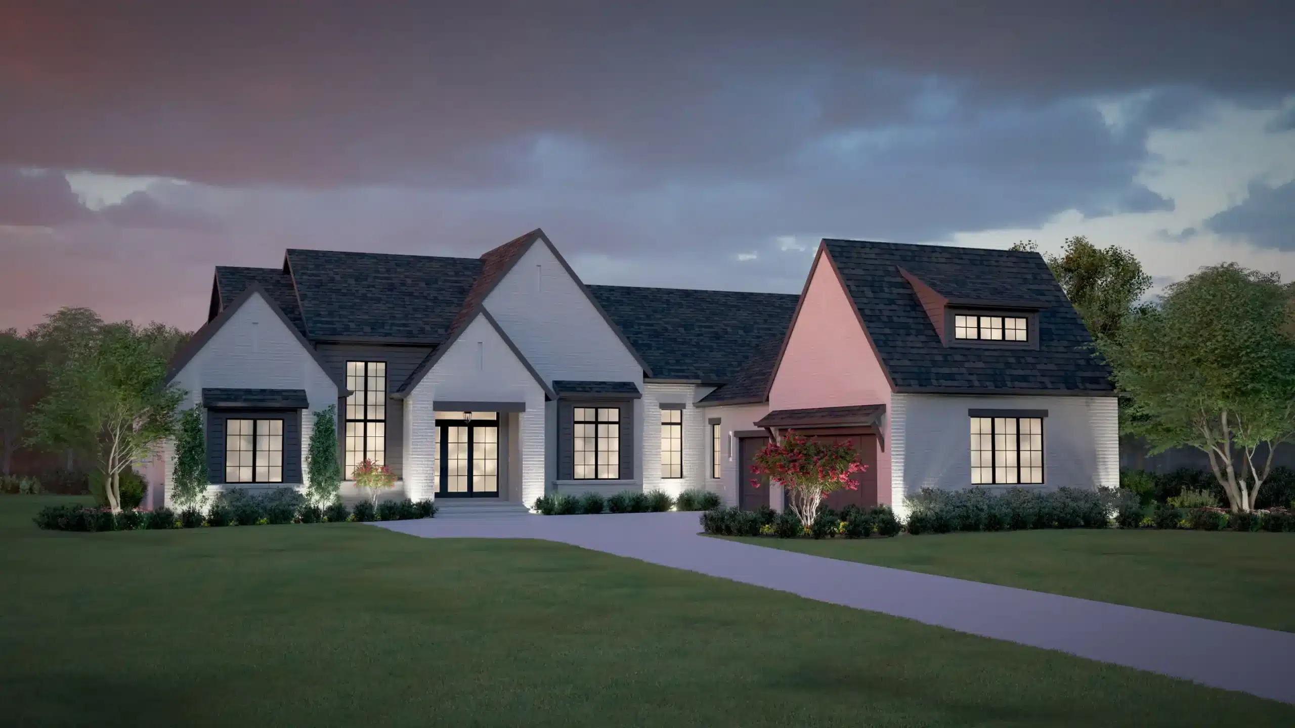 Asterwood III - Elevation A at Dusk